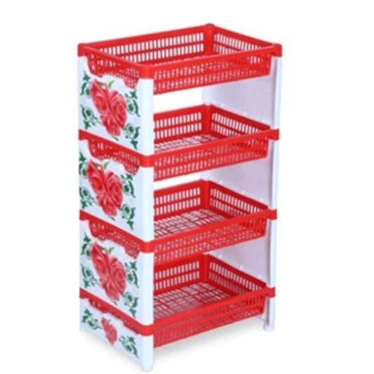 4step Smart Rack Redandwhite