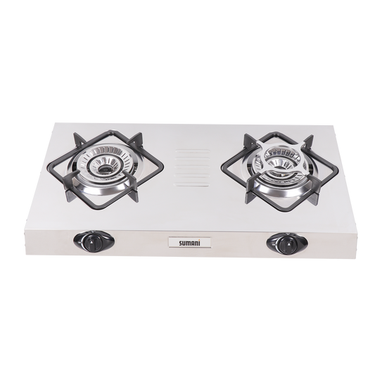 Sumani 2-Burner S/S Top Gas Stove