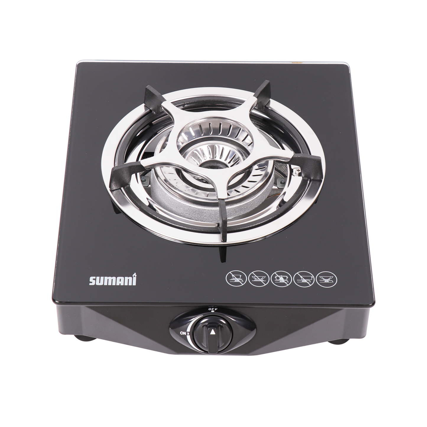 Sumani Single Glass Top Gas Stove