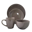 16pc Dinner Set Grey Glaze