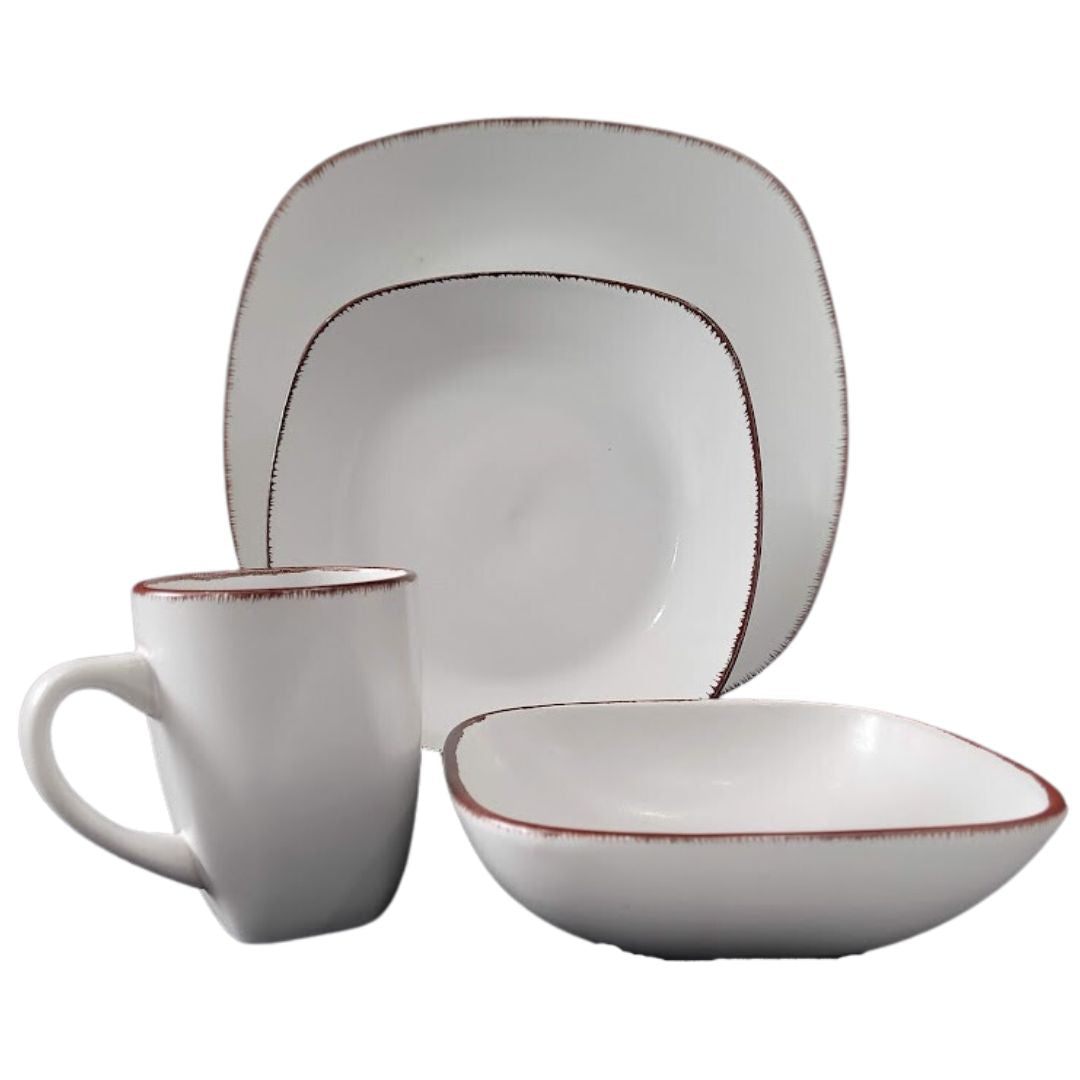 16pc Dinner Set Square